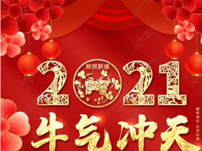 迎新年、賀新春，楊志剛總經(jīng)理攜全體員工向廣大客戶(hù)拜年！